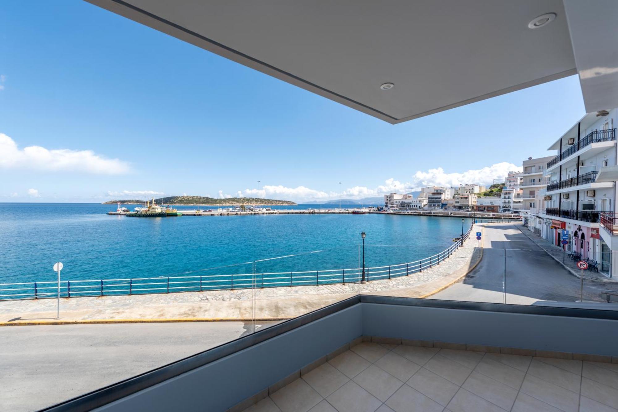 Sea View Bliss 2Br Agios Getaway Apartment Ágios Nikólaos Екстериор снимка